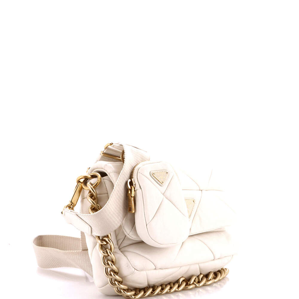 Prada System Flap Shoulder Bag Quilted #223888P15B - Picture 2 of 8